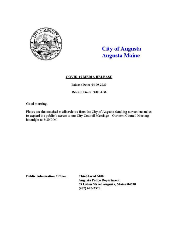 augustamepw's tweet photo. Important information about tonight’s City Council meeting. https://t.co/NOa0a2nSPT