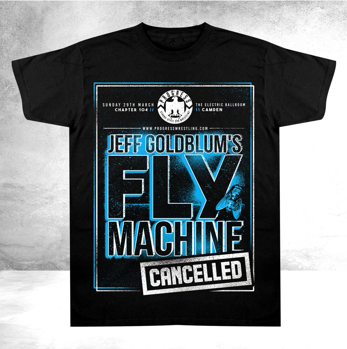 ThisIs_Progress's tweet image. #CancelledCollection: 3 shirts to mark 3 cancelled shows. All profits go to the wrestlers, crew and company to keep the lights on. £15/each or bundle all 3 for under £40. If you can support, thank you in advance ❤️
🛒 progresswrestling.com/collections/ca…