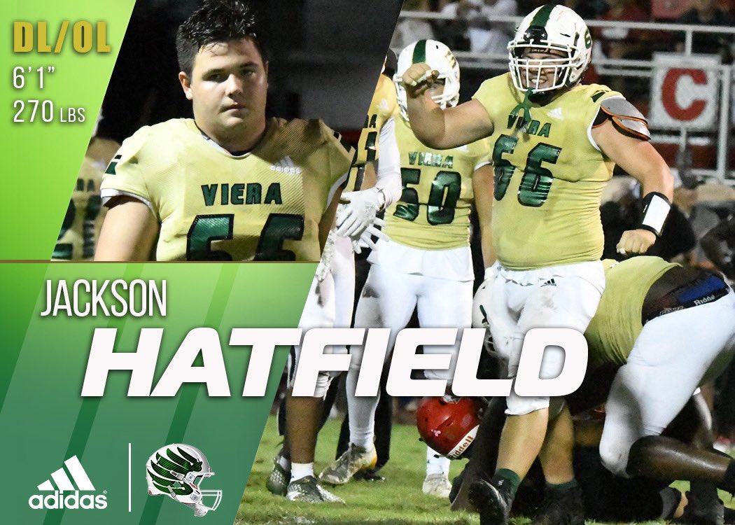 VieraHawks's tweet photo. ‼️C/O 2021 Senior Spotlight‼️

#66 Jackson Hatfield (@Jackson_hat66)
DL-OL / 6’1” / 270

HUDL Junior Season Highlights
📹 https://t.co/p3mP0XEHR7
📸 @CKotala https://t.co/rD0dZW4G2D