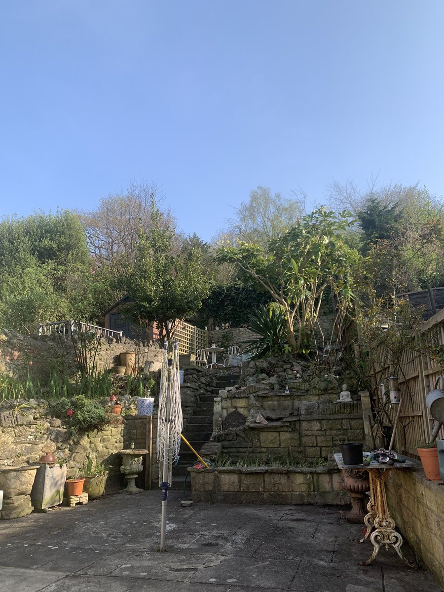 It’s all uphill in this gardening stuff!