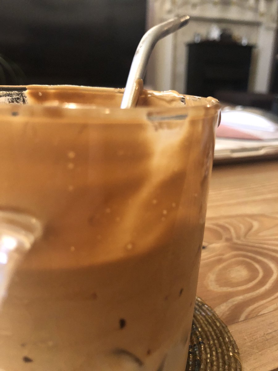 KabukiRune's tweet photo. I made #dalgonacoffe and now I’m buzzing 😅😂🤣 took me 20 mins to whisk this masterpiece. It was delicious 🤤 #coffee #cloudcoffee #dalgonacoffeechallenge ☕️☕️☕️☕️ https://t.co/WdwGJaZd6U