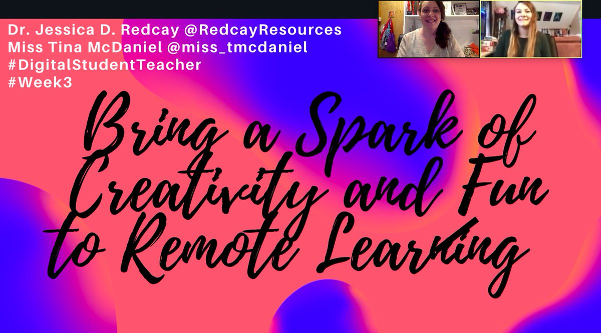 Dr. Jessica Redcay-Shoff (@redcayresources) on Twitter photo Are you looking for some new ideas to bring a spark of creativity and fun to #remotelearning ? @miss_tmcdaniel and I shared about how you can use #FlipHunts @Flipgrid, VR <a href="/GoogleForEdu/">Google for Education</a>, and Digital Breakouts. Check-out our Vlog: bit.ly/34oDW92 @iste <a href="/PAECT/">PAECT</a> <a href="/PADeptofEd/">PA Department of Education</a> Are you looking for some new ideas to bring a spark of creativity and fun to #remotelearning ? @miss_tmcdaniel and I shared about how you can use #FlipHunts @Flipgrid, VR <a href="/GoogleForEdu/">Google for Education</a>, and Digital Breakouts. Check-out our Vlog: bit.ly/34oDW92 @iste <a href="/PAECT/">PAECT</a> <a href="/PADeptofEd/">PA Department of Education</a>