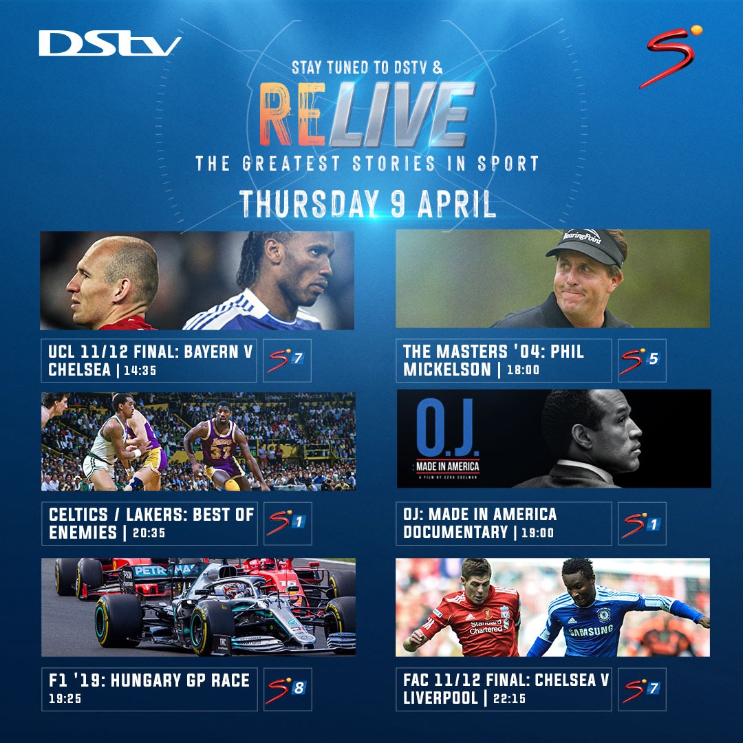 emekah_'s tweet photo. DStv has got you covered by bringing back the greatest stories in sports; the UCL 11/12 final when Drogba created magic, the clash between Celtics and Lakers and many more.
#SSMagic https://t.co/pyhG0Tvk8B