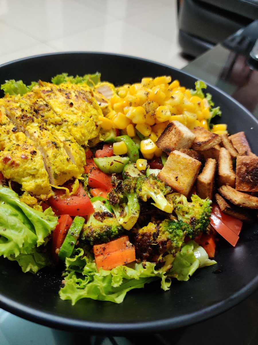 Grilled Chicken Salad #food  #cookingathome