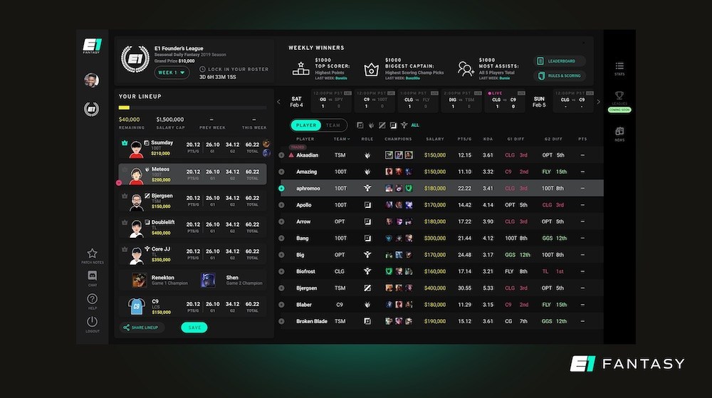 TechCrunch's tweet photo. Esports One launches its fantasy esports platform https://t.co/i3HPcj5XKy by @anthonyha https://t.co/qOWA0YGeAC
