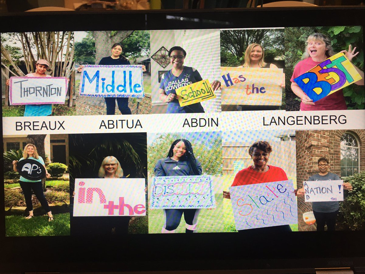<a href="/ThorntonCFISD/">Thornton MS</a> We LOVE our AP’s! @CoachAbitua <a href="/apotms/">Christina Gonzales</a> <a href="/BecherMary/">Mary Becher</a> <a href="/Thornton_AP/">Ariel Thornton</a> <a href="/angielangenberg/">Angela Langenberg</a> <a href="/AliAbdin16/">Ali Abdin</a> <a href="/ReginalMitchell/">Reginal Mitchell</a>
