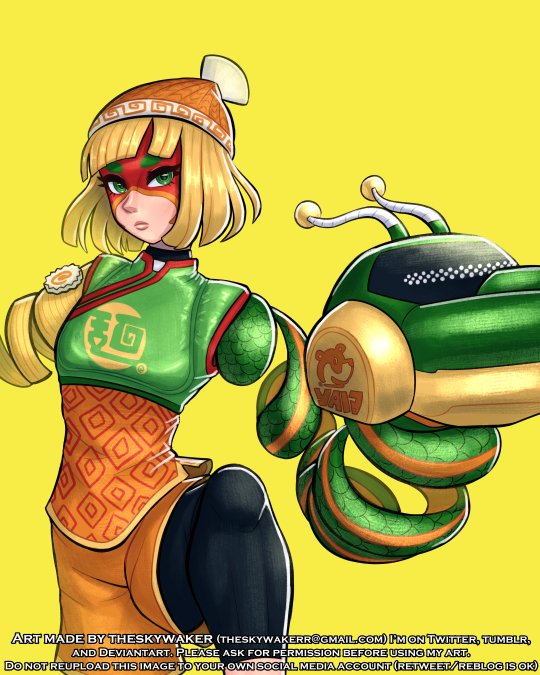 i hope the arms fighter in smash is a girl!