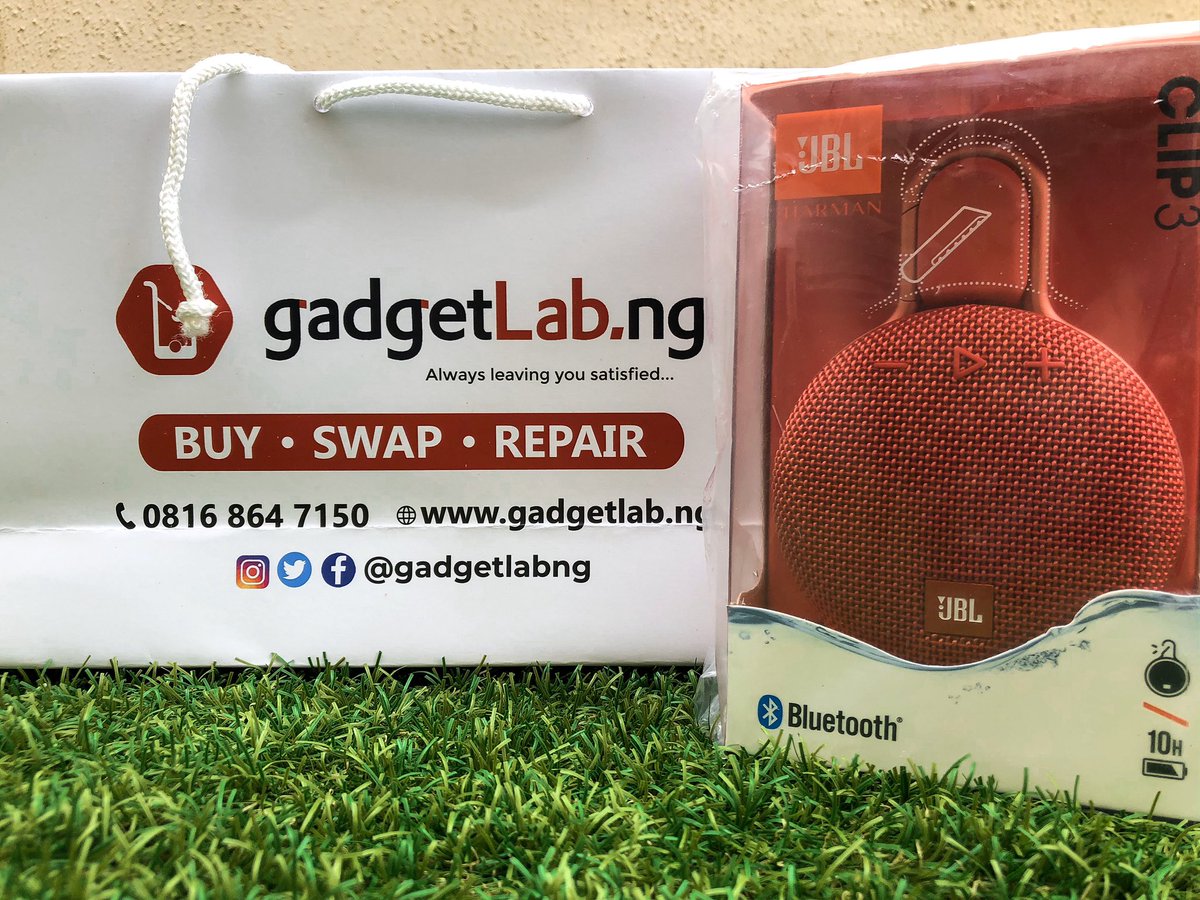 gadgetlabng's tweet photo. JBL CLIP 3 SPEAKER⠀
__________________________⠀
Going for just N28,000⠀
To order send us a DM⠀
_______________________________⠀
Immerse yourself in sound that's not afraid of a little Water and can last up to 10hrs #StayHome  #StaySafe 

#GadgetLab https://t.co/wh4Dvug4nD