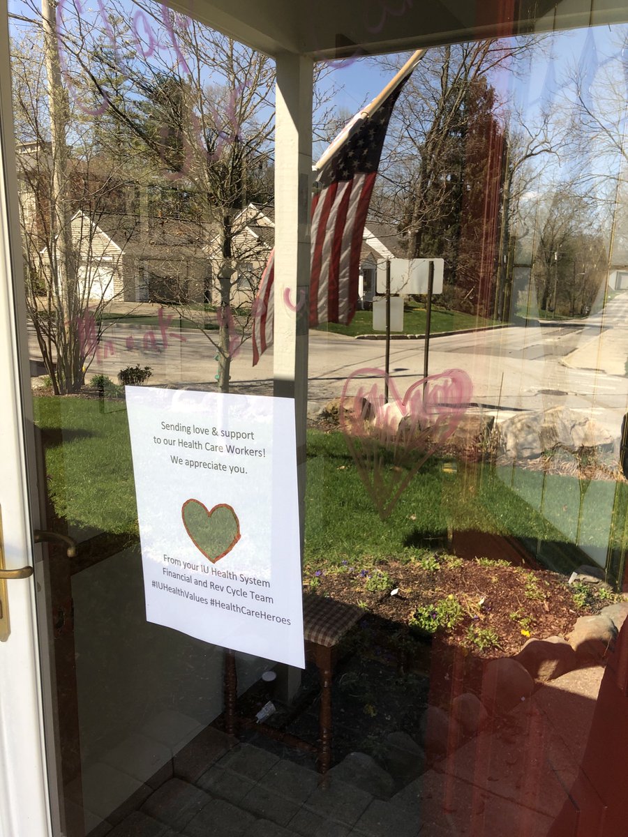 Carolin00699473's tweet photo. Appreciating our health care workers. #IUHealthValues #HealthCareHeroes https://t.co/EEZcg68kq6