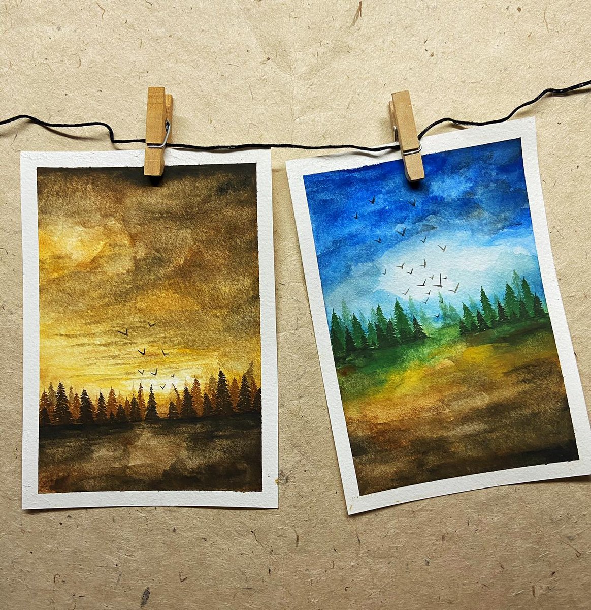 some landscapes & starry nights for you to admire and as cards, bookmarks and the way you like it.