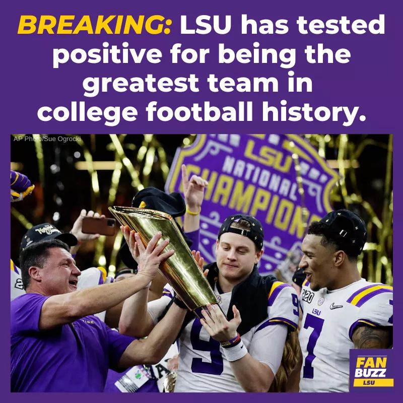 Basile1963's tweet photo. @Coach_EdOrgeron Geaux Tigers! 💜💛🐅🇺🇸 https://t.co/bPFsa7Cb7K