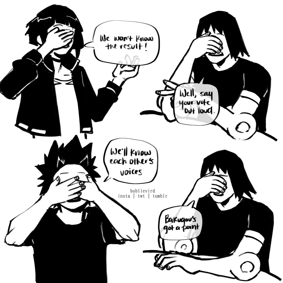 kuroscurro's tweet photo. bakusquad stubid or whatever https://t.co/Ug2HBpoVe8