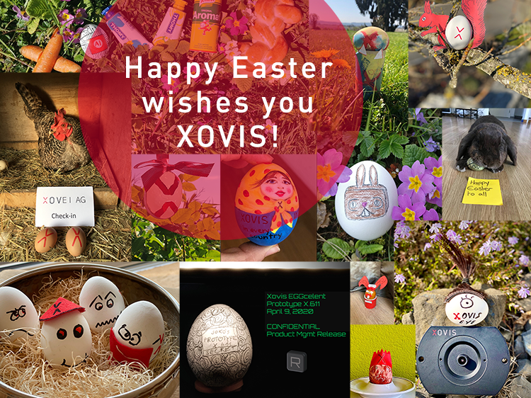 xovis_ag's tweet photo. Happy #Easter! We stay at home, enjoy our #garden and #balconies and live out our creativity in different ways. Be it with new ideas for efficient meetings via video conference or with designing Easter eggs. #xoveaster #stayathome #ourteamgivesitall #wesolvepeopleflow #xovis https://t.co/c0lsnAc1da