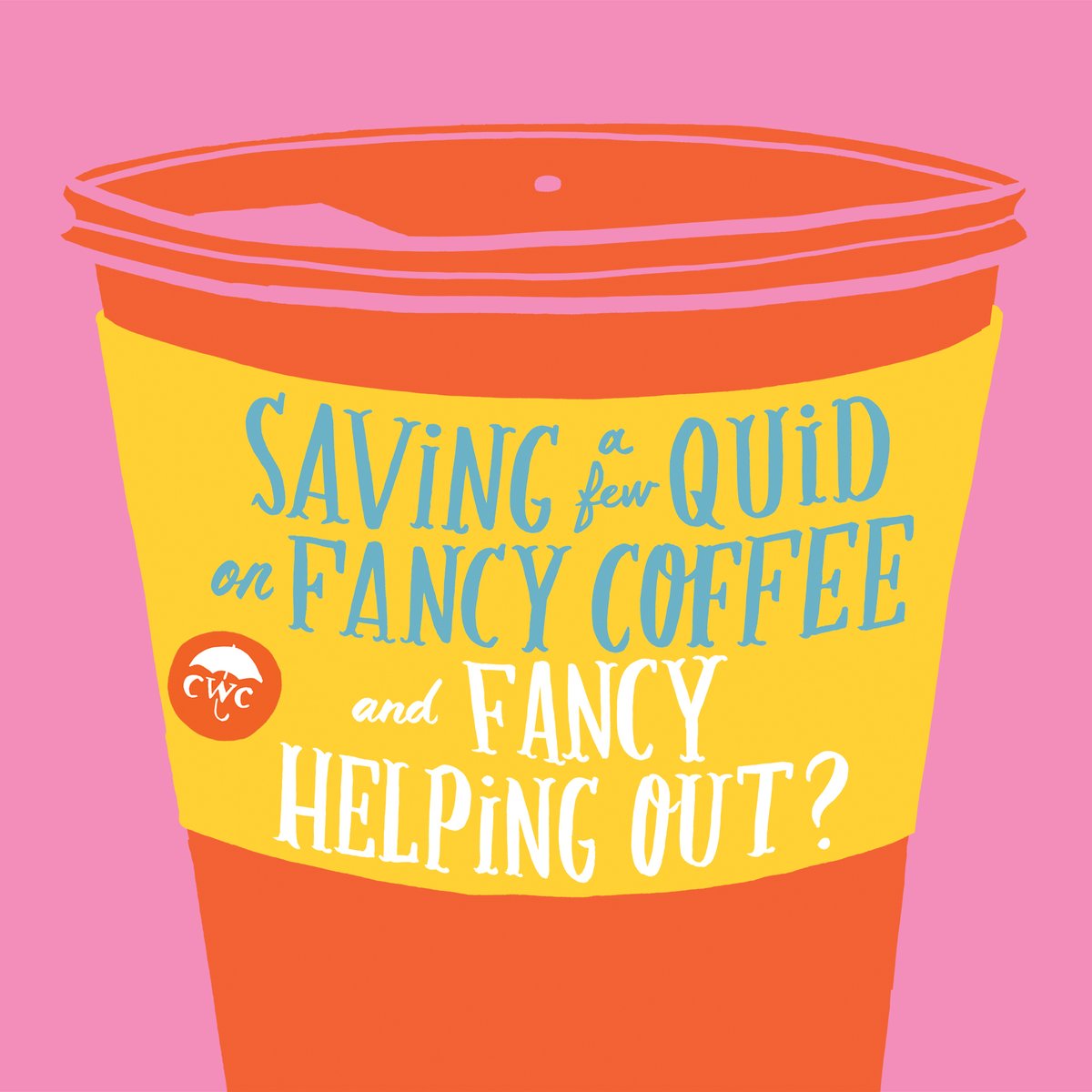 CareWorkersFund's tweet photo. If you’re saving £2.50 on your daily coffee and can afford to, please consider donating that to support care workers. Thank you to @ourdesignagency @agencydu and @joelholland_studio for the collaboration.  #ClapForCarers #Care4Carers #Coronavirus  #heroes https://t.co/4kvVY37flz https://t.co/9uPDEGc13R