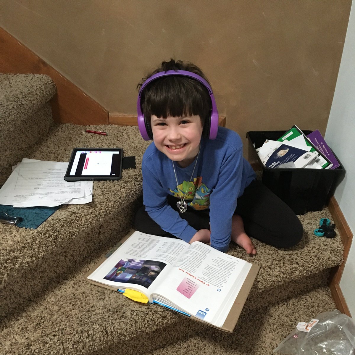 CKCS_VASD's tweet photo. Snapshot of our students studying at home! https://t.co/CzE7LWtmr2