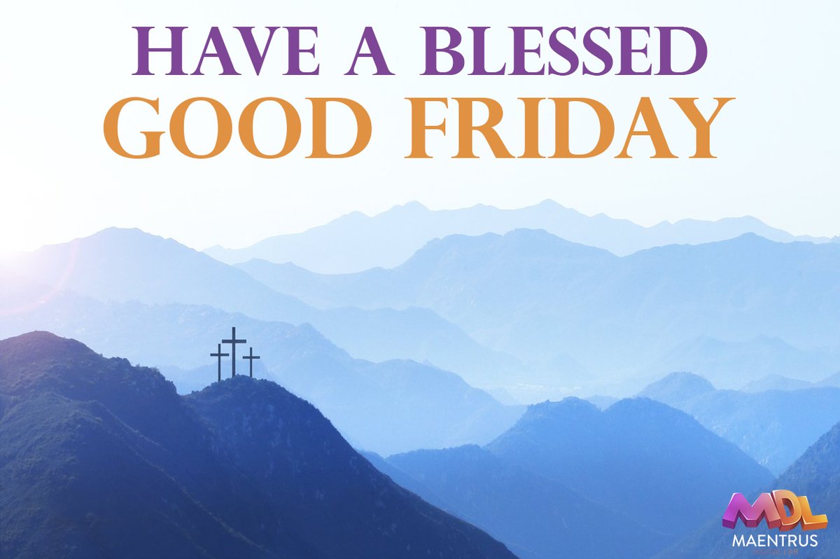 maentrus's tweet photo. May this Holy Day give Blessing, Joy, Peace 🕊 , and Hope

Happy Good Friday. https://t.co/Fblt19sb0V