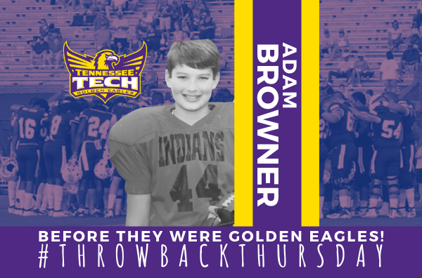 TNTechFootball's tweet photo. Who's up next for #ThrowbackThursday? A waaaay back shout out to @adam_browner14! https://t.co/F8i8IH8JlY