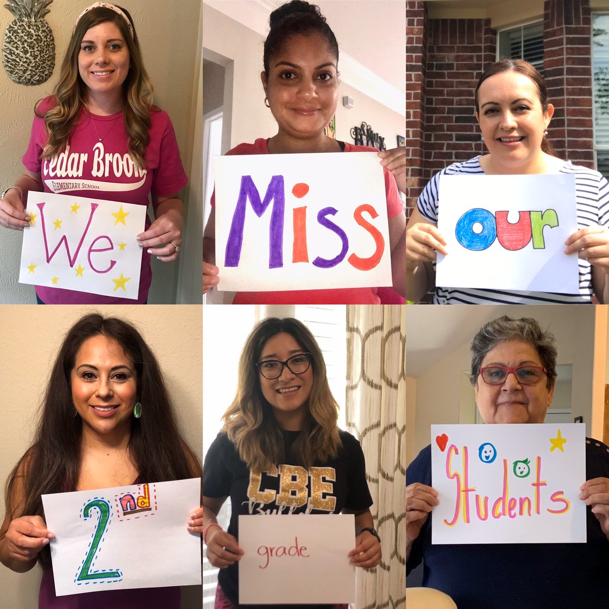 MsArbelaez_BRE_'s tweet photo. Missing our kiddos @sbisd @CBE https://t.co/xPz19U9FUl