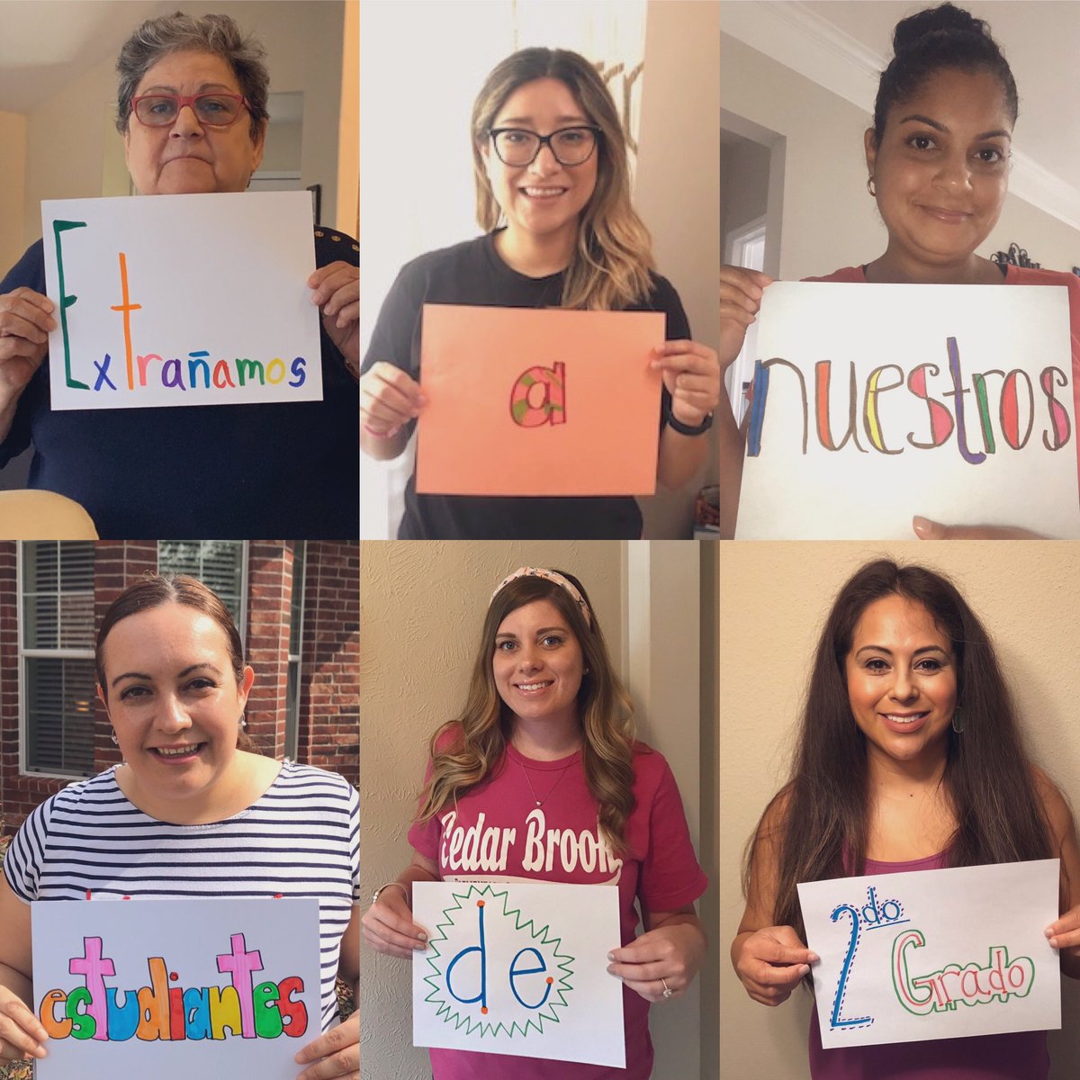MsArbelaez_BRE_'s tweet photo. Missing our kiddos @sbisd @CBE https://t.co/xPz19U9FUl