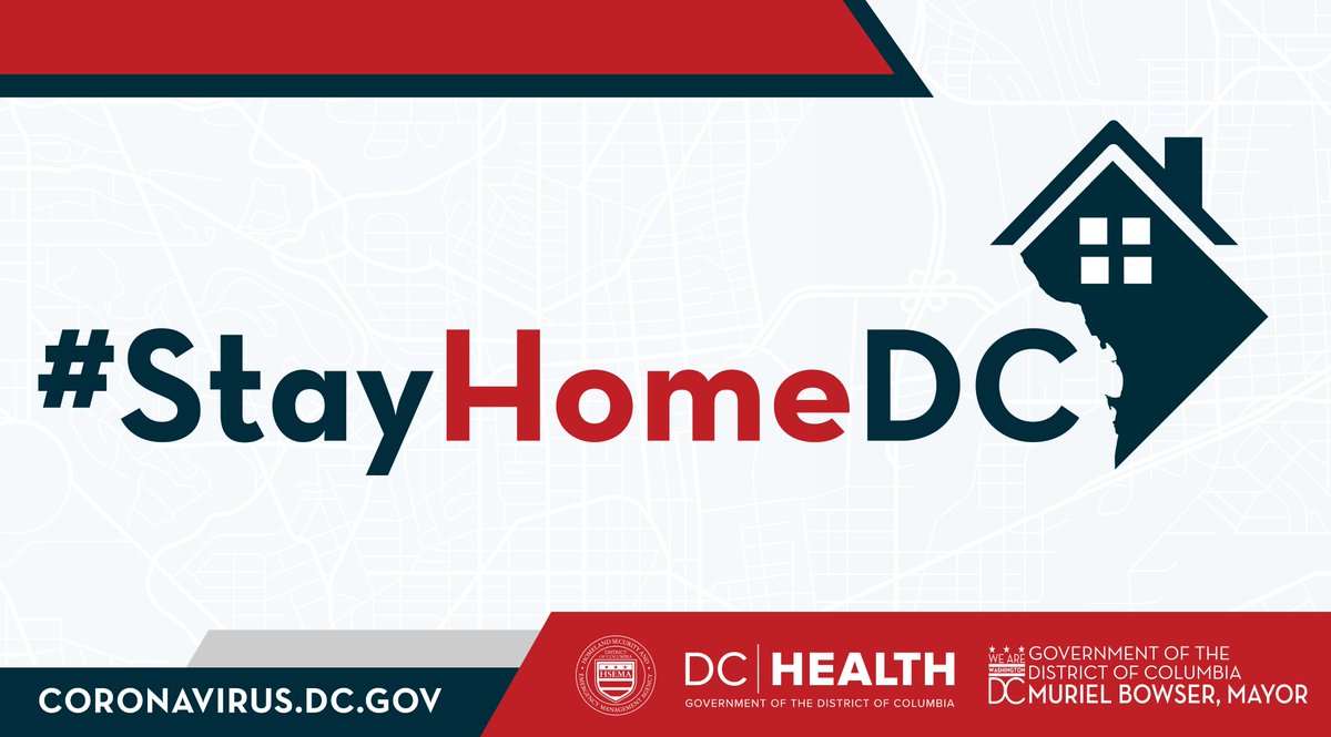 13/ Remember DC, we're in this together, and we will get through this together.  #StayHomeDC http://coronavirus.dc.gov 