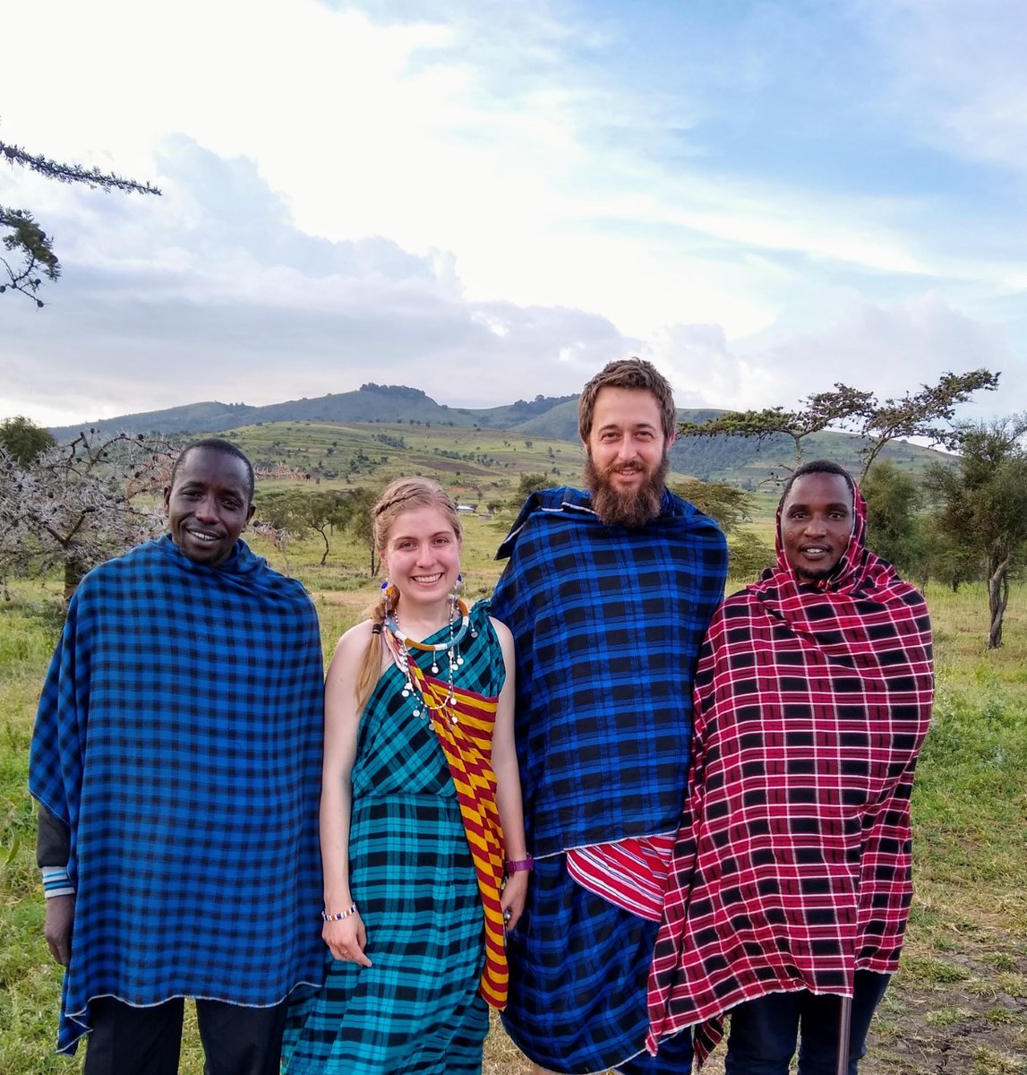wsuanthropology's tweet image. #FieldworkUpdate: PhDCs @Cynthiann_H &amp;amp; @adlightner recently returned from Tanzania where they &amp;amp; their team of research assistants (pictured) were studying #SocialNetworks &amp;amp; intuitions about health, religion, &amp;amp; science among Maasai pastoralists.
#fieldwork #phdlife #anthropology