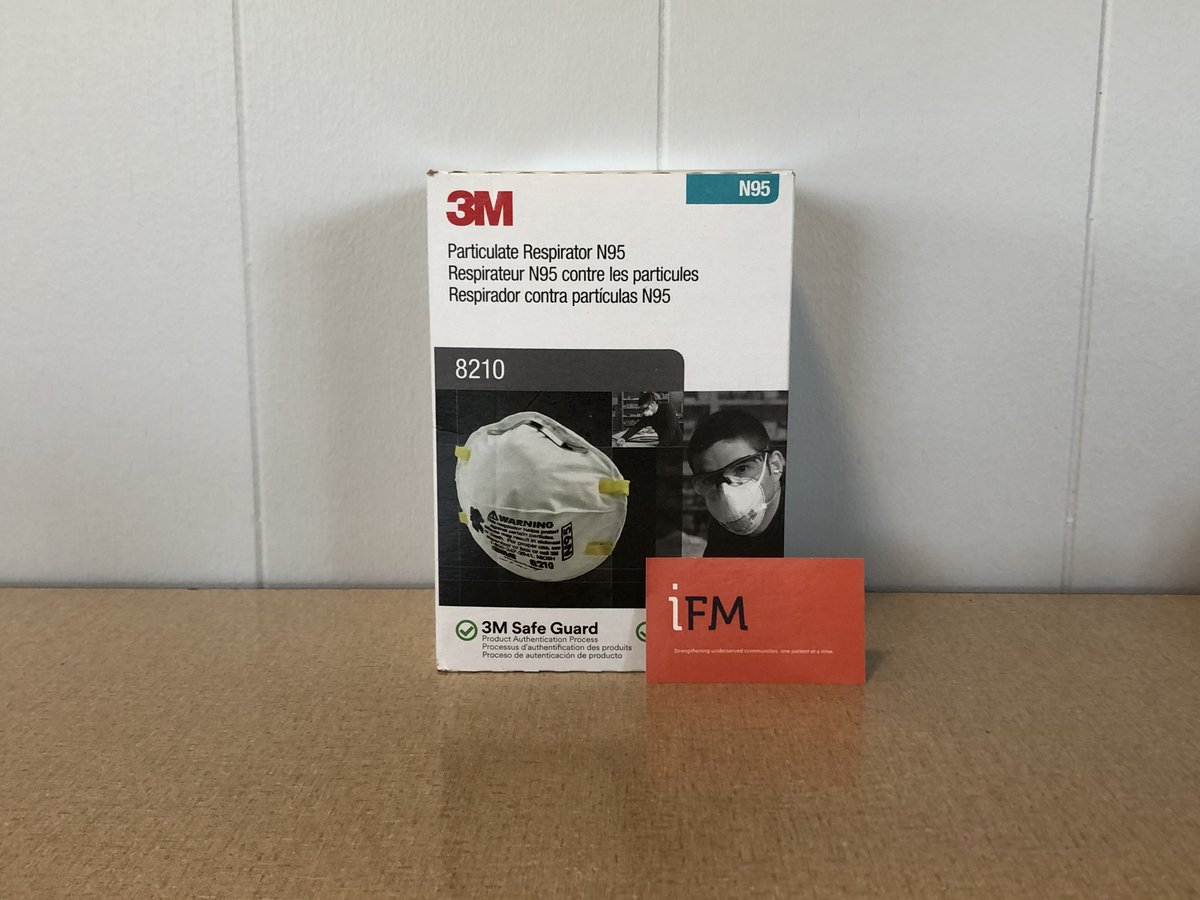 ifmstl's tweet photo. Thank you so much to Cheryl Renne of Nike AIR MI. Cheryl and Nike AIR MI donated 40 N-95 masks to help keep our providers safe and allow us to continue providing care during the Covid-19 pandemic. Thanks Cheryl!!! https://t.co/D996VzXqyF