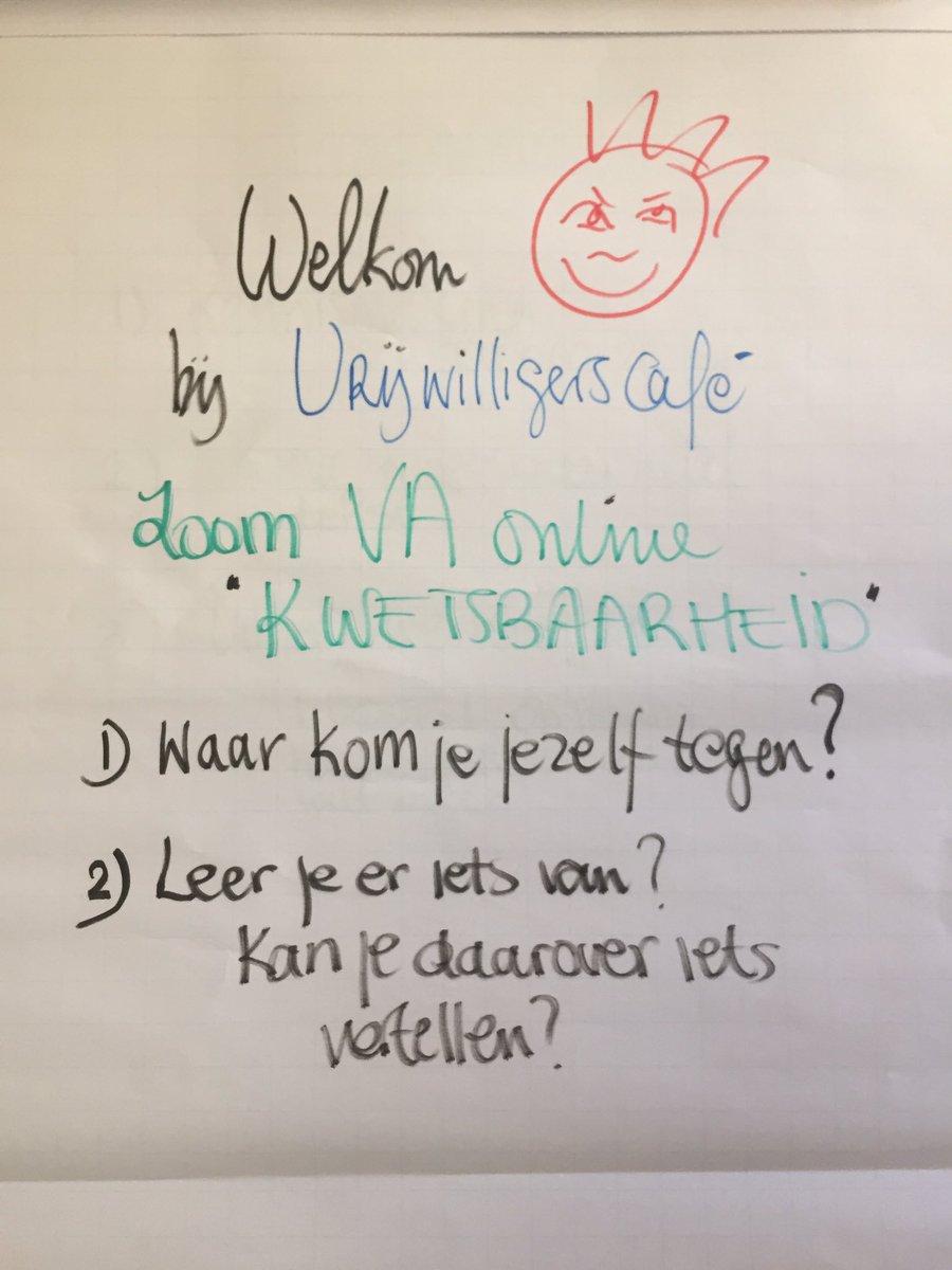 VWAcademie's tweet photo. Prachtig #vrijwilligerscafe over kwetsbaarheid in #coronatijd dank allemaal #troostend #hoopvol #openhartig #verdiepend en sterk! #vrijwilligerswerkteltvoortwee https://t.co/ymXPr0iDpR