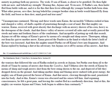 1. Karna flees from Arjuna in Virat War2. Arjuna killed his younger brother, knocked Karna out and Karna again fled