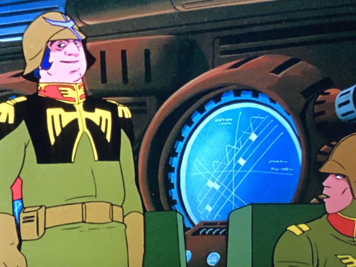 まりす Maris Annの中の人 En Twitter ビデオチャットの背景に使いたい 相手がシャア少佐 いや今は大佐の気分になれる画像 キャメル隊ドレン大尉 左 のムサイ メインブリッジ