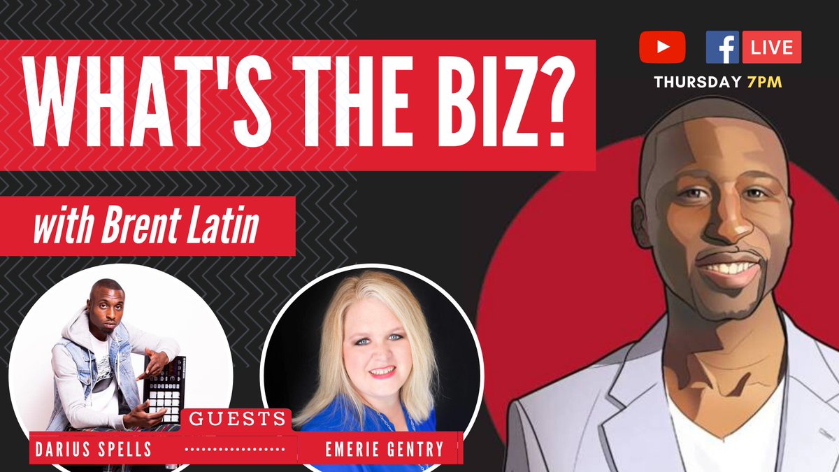 Young_Pros_Ent's tweet photo. On tonight's episode of What's the Biz? Emerie Gentry and Darius Spells join us to talk all things business and entrepreneurship. Tune in at 7pm!
#Media #Marketing #Entertainment #YPETV #WhatsTheBiz #LiveStream #TuneIn #Share https://t.co/09Mia6zV7N