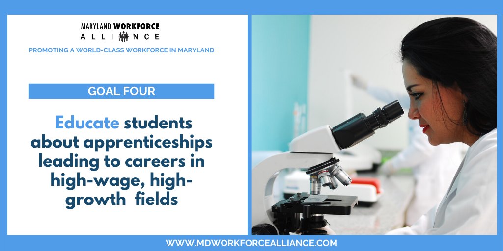 MDWorkforceAll's tweet image. #Apprenticeships are an excellent strategy for pursuing a career in a high-growth, high-wage sector. Learn more about what the #Maryland #Workforce Alliance is doing to advocate for registered apprenticeships in MD.  @Carpenters_197 @DCElec_Alliance  mdworkforcealliance.com