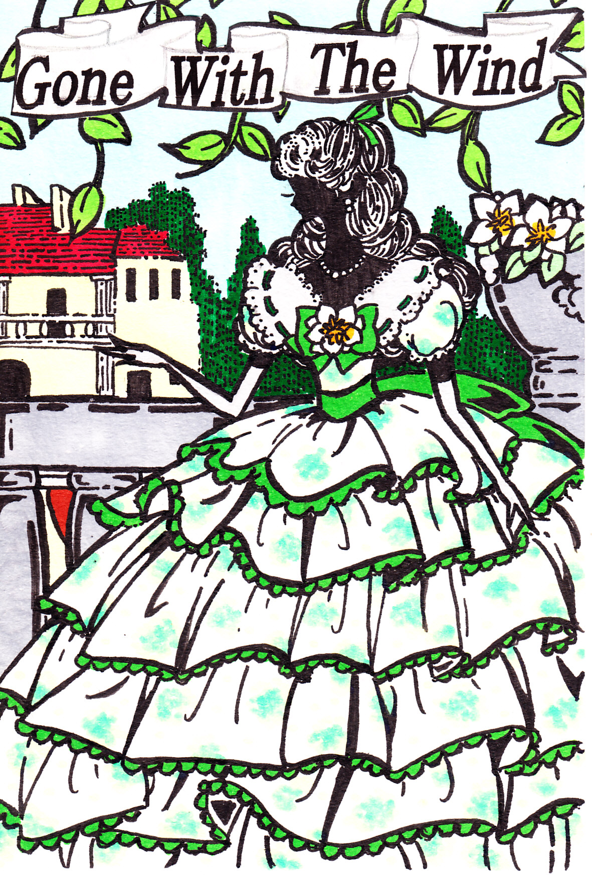 星風エレナ 風と共に去りぬ のスカーレット オハラ 宝塚版では スカーレット という スカーレットの本音もいるんですよ 星風エレナ エレナ人形 ポストカード スカーレット オハラ 風と共に去りぬ 宝塚歌劇団 ヴィヴィアン