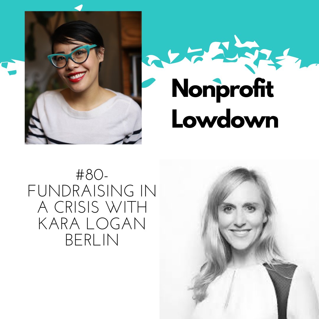rheaw's tweet photo. #80-Fundraising in a Crisis with Kara Logan Berlin

Join me and master fundraiser Kara Logan Berlin to talk about what savvy development directors are doing now: https://t.co/TMJADzGvgl

#fundraising #nonprofit https://t.co/F48nysunLB