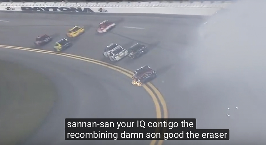 GREAT MOMENTS IN  #NASCAR YOUTUBE CAPTIONS, A THREAD, PART 5. (Con't)