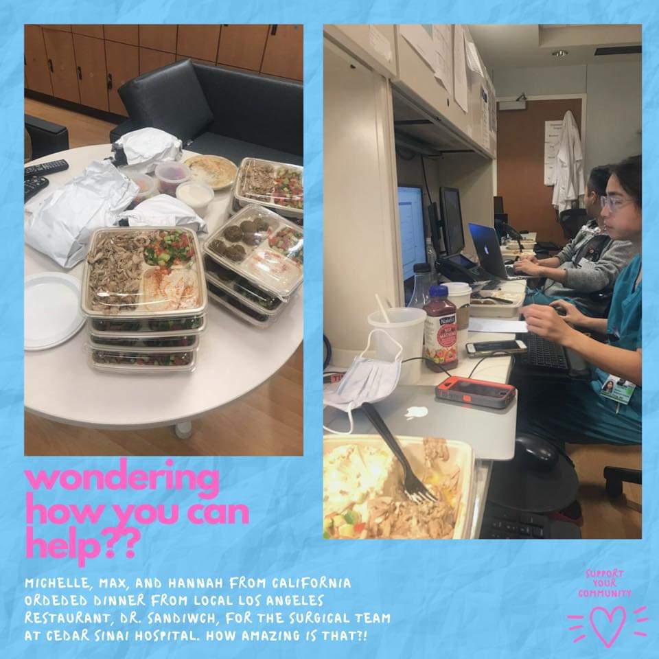 SupportYourCom's tweet image. Some friends in California did the #HumanityChallenge by getting a meal from Dr. Sandwich delivered to healthcare workers in LA! This a great way you can #SupportYourCommunity

#ThursdayThoughts 
#thursdaymorning 
#ThursdayMotivation 
#COVIDー19