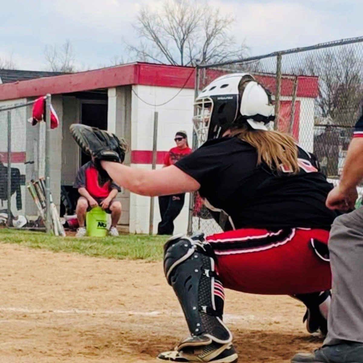 milton_hs's tweet photo. #13 Abby Oaks, 
Abby is a junior catcher. We love Abby for her ability to keep the team upbeat. She has a good bat and is able to make things happen in the game. She works hard to improve herself and is always encouraging to her teammates. 
PC: Brian Hawkins https://t.co/5ss2L1WL1W