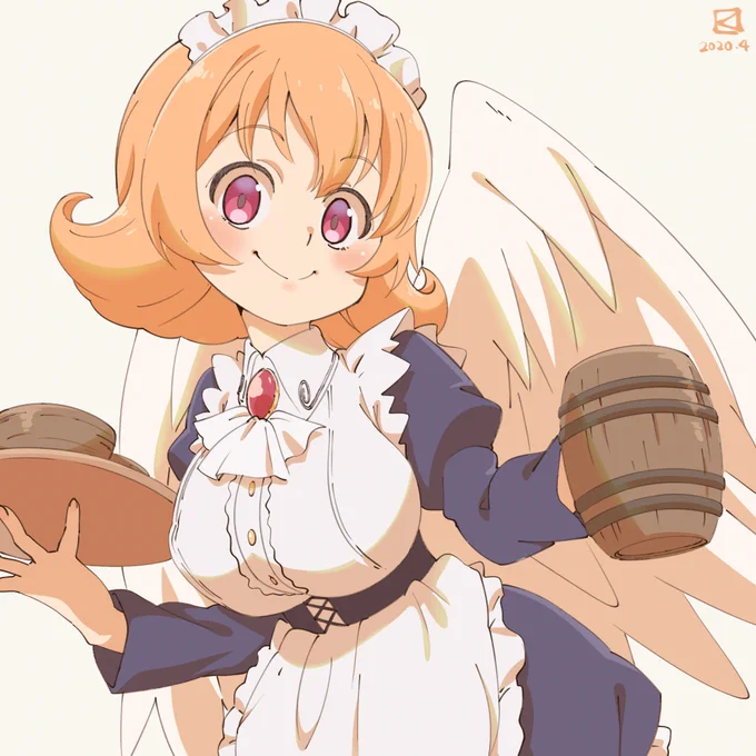最終話まで見たんでお気に入りのメイドリーちゃん描きました。
ゴーレムください。 