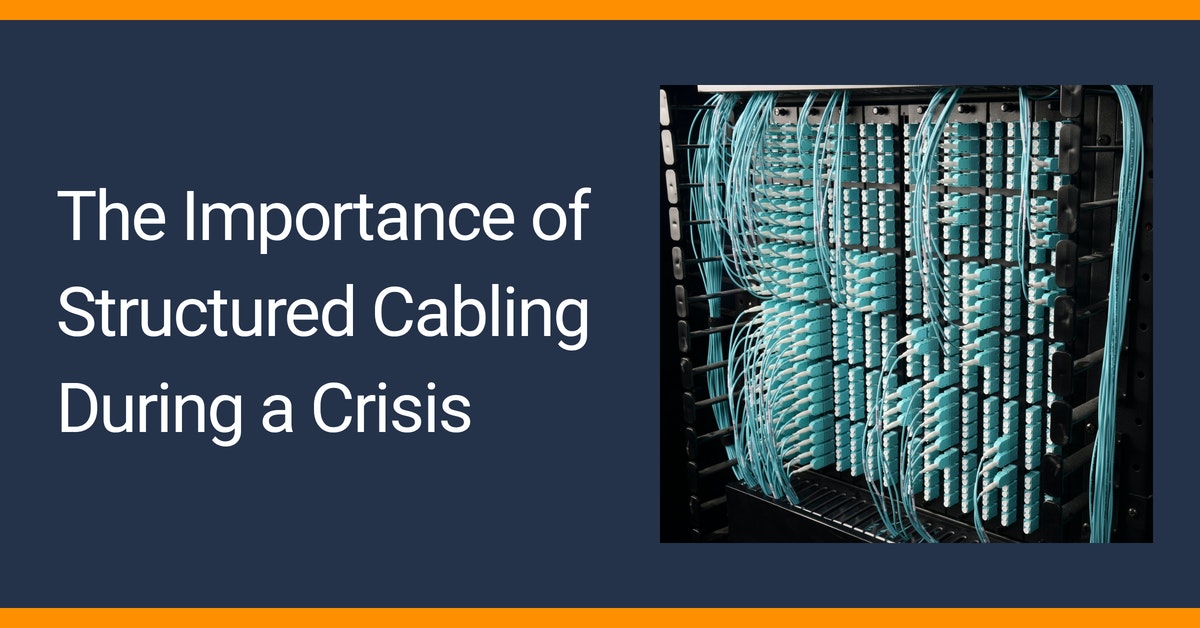 CABLExpress's tweet photo. During this time of pandemic crisis, the benefits of a properly defined structured cabling system are as important as ever.
https://t.co/Huz7dgRk86
---
#DataCenter #datacentercabling #SAN #om4 #brocade #arista #fiberopticcabling #networkcabling #structuredcabling #COVID19 https://t.co/rUevD8ULnd
