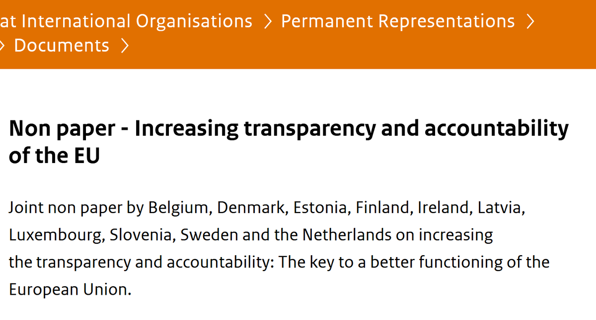 huettemann's tweet photo. Also missing is #EUCouncil #transparencyEU = accountability, e.g. the joint non-paper initiated by 🇳🇱 https://t.co/KmzYH4INRj 🇫🇷 still biggest opponent https://t.co/jALwFtQTew