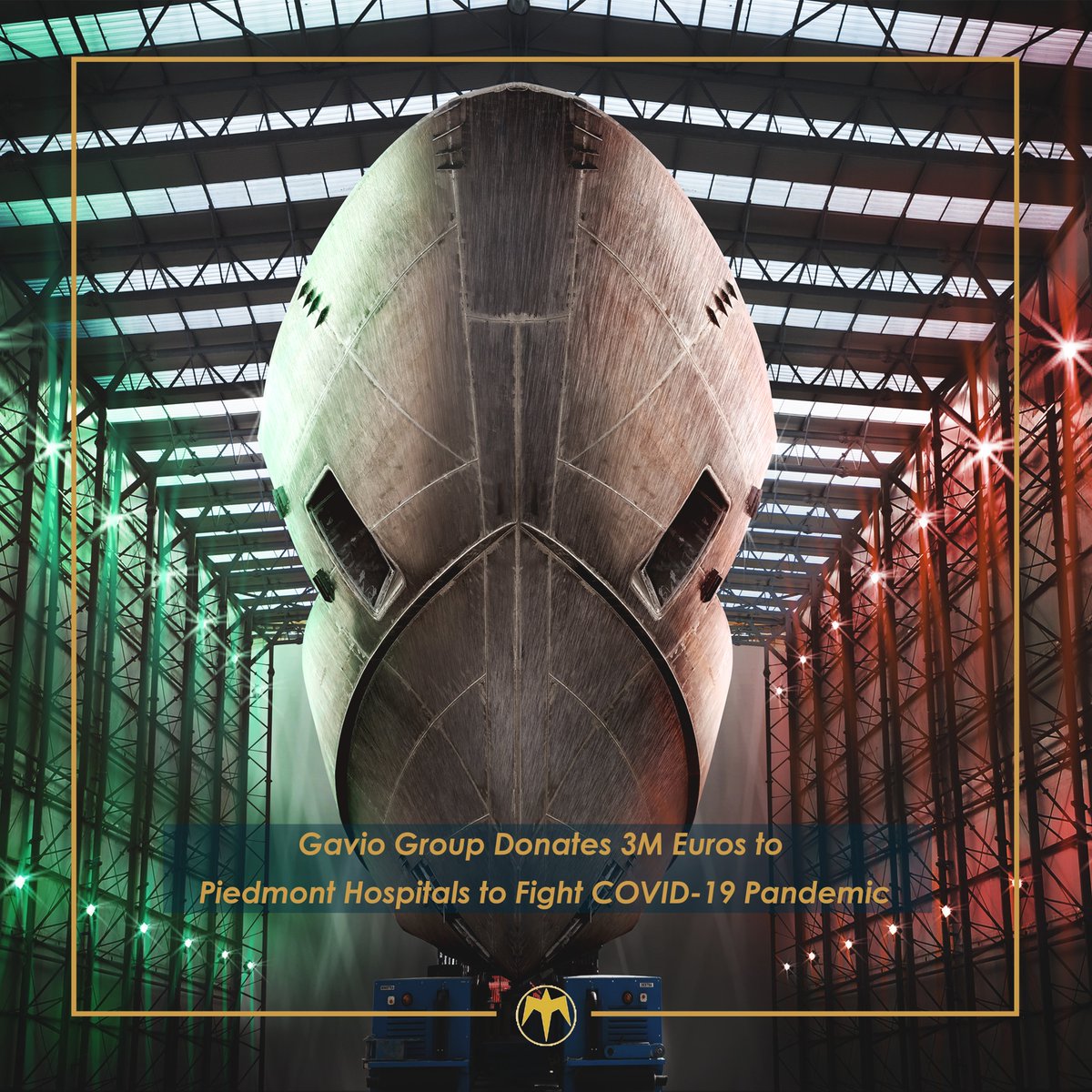 Gavio Group donates 3M Euros to Piedmont Hospitals to Fight COVID-19 Pandemic.

#bagliettolovesitaly #COVIDー19 #COVID2019italia