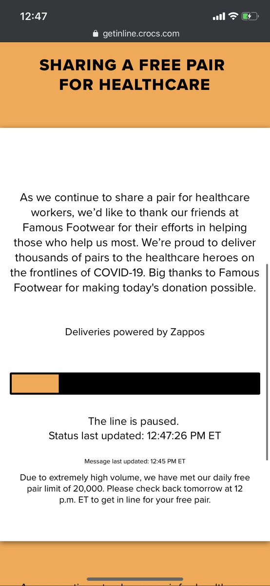 crocs get in line healthcare