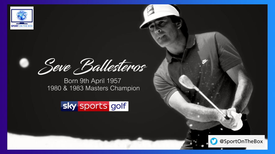 SportOnTheBox's tweet photo. #Golf ⛳️ Classic
#MastersRewind
Celebrating @SeveBallesteros Masters victories on what would have been his 63rd birthday
@TheMasters Films: 1980 & 1983
📺 8.00pm @SkySportsGolf
➡️ https://t.co/gLMPf85UtP #OneSeve https://t.co/iXALzQdTzz