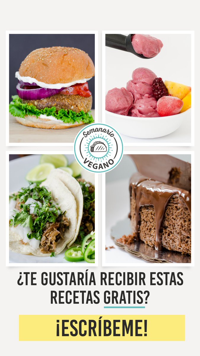 Plaster02's tweet image. Quieren empezar una alimentación vegetariana/vegana o comer más saludable? Los invito al Seminario vegano!  Recibirán un correo electrónico semanal durante 10 semanas con recetas fáciles, consejos prácticos e información nutricional por nutriólogos.
Avísame para inscribirte! 💚🍀