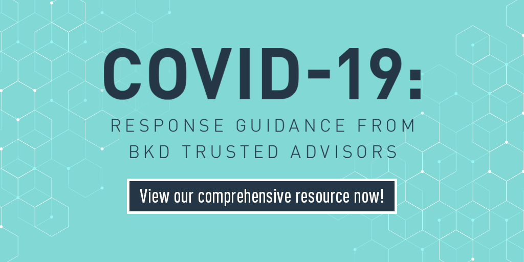 ForvisMazarsUS's tweet photo. To help you navigate this unprecedented crisis, our #TrustedAdvisors have compiled guidance on key areas that business leaders should focus on. 

Access it now: https://t.co/FCcku97zfI https://t.co/2pRR6au6Ph