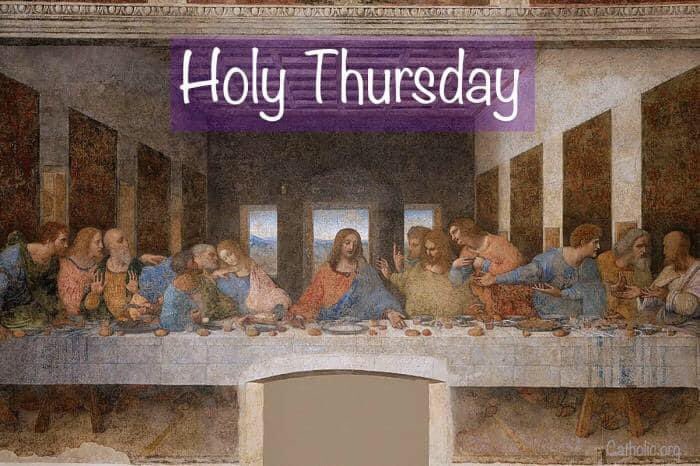 Holy Thursday

Rosary at 7pm followed by 
Mass of the Last Supper at 7.30pm

View online at dromorecatholicparish.com or listen to parish radio