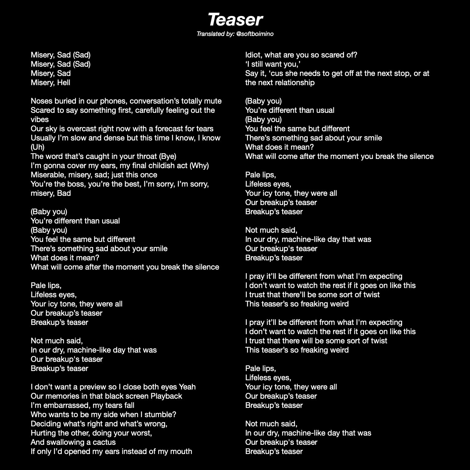 What does teaser mean in text What does teaser mean in text