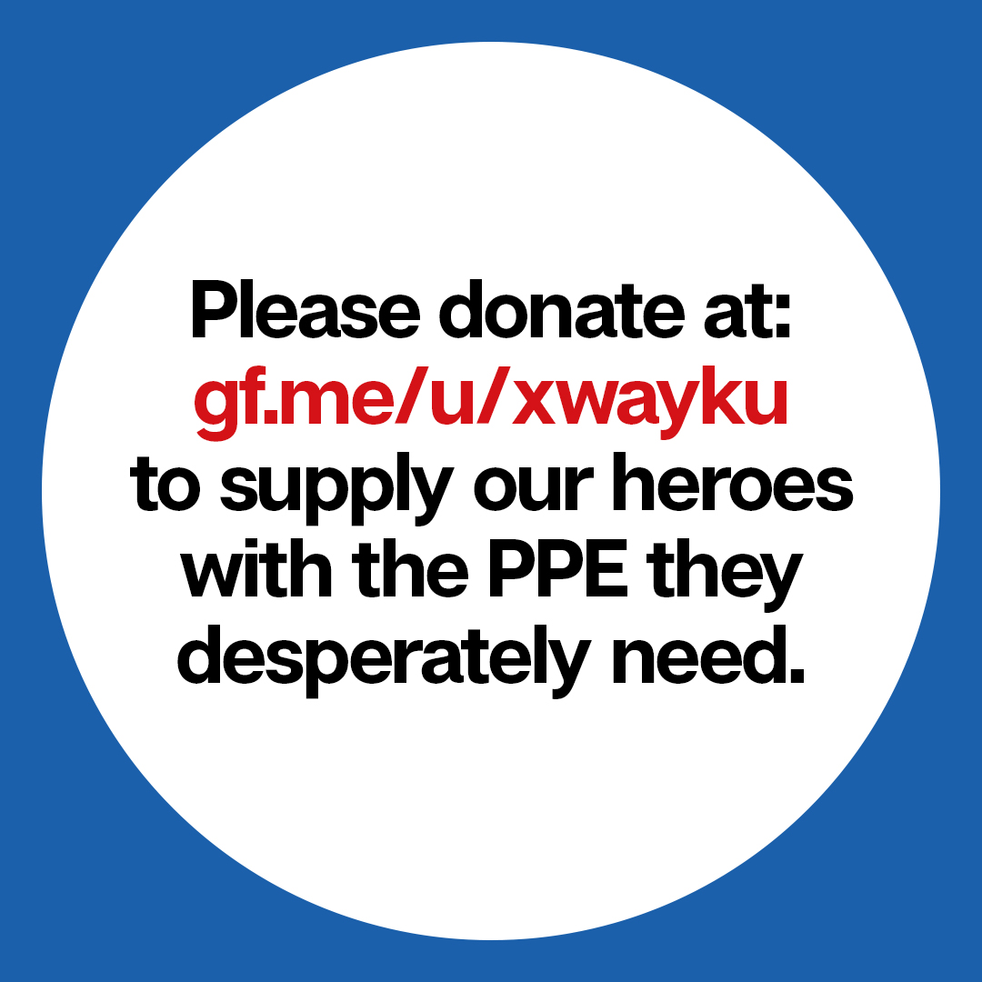Hello Twitter world, we’re #MaskOurHeroes, on a mission to save the brave.