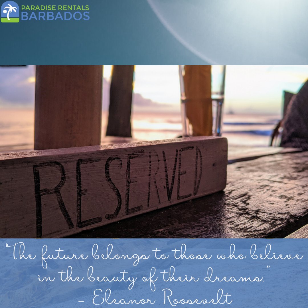 ParadiseR's tweet photo. Your dreams have been reserved for you :) #takecareofyourself &amp; #keepyourdreamsalive #covid19 #washyourhands #physicaldistance #thistooshallpass #rip to those taken by Covid-19 #getwellsoon to those fighting the virus #paradiserentalsbarbados #barbados https://t.co/XBTcinJ4s2