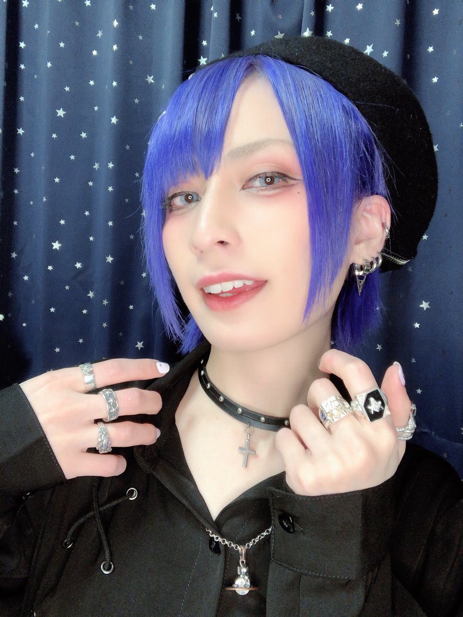 Mi Ya ｍ族 على تويتر 涙簿黒メイク つけまはしてない V系 Vkei Visualkei Jrock Rock 原宿 Harajuku Harajukustyle Qutiefrash Harajukufashion Gothic Gothfashion Unisex Genderless ショートボブ 派手髪 青髪