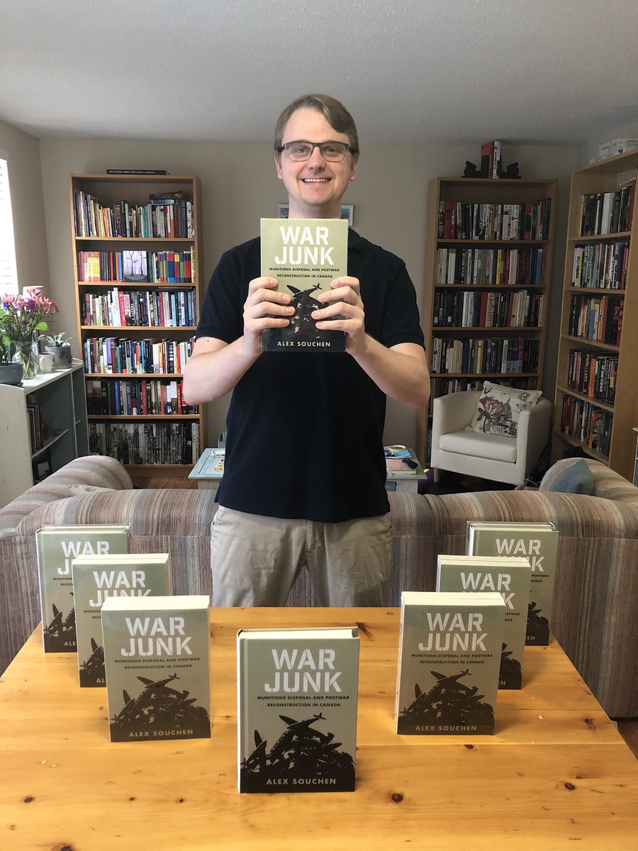 AlexSouchen's tweet photo. My #ThursdayMotivation: a flying V of #WarJunk! It took only 10 years to happen! Thanks @UBCPress for making my dreams come true! https://t.co/v1i7rOHSlL